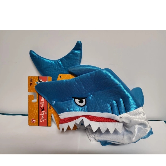 Spooky Village Other - Blue Shark Halloween Pet Dog Costume - Size Small 11" 27.9 cm -
